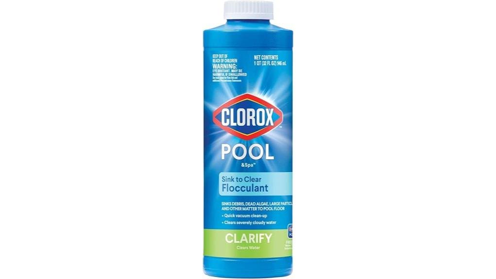 pool clarifier for sinks