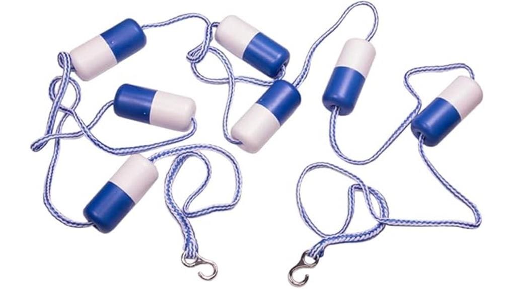 pool divider rope floats