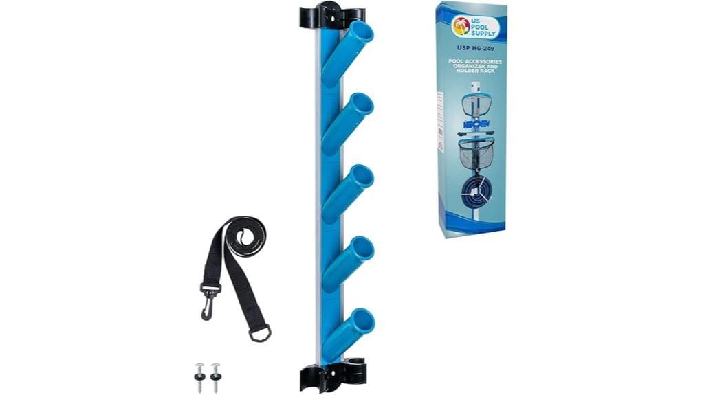 pool supply storage rack