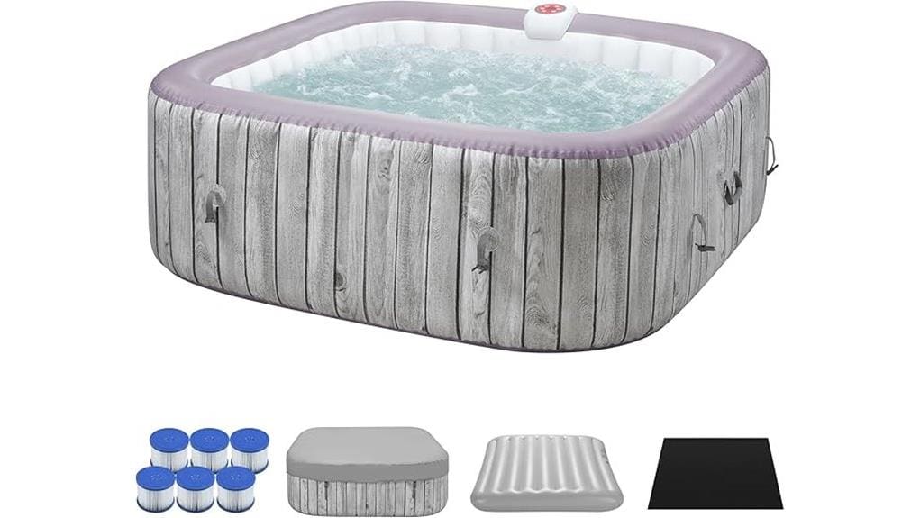 portable inflatable spa for families