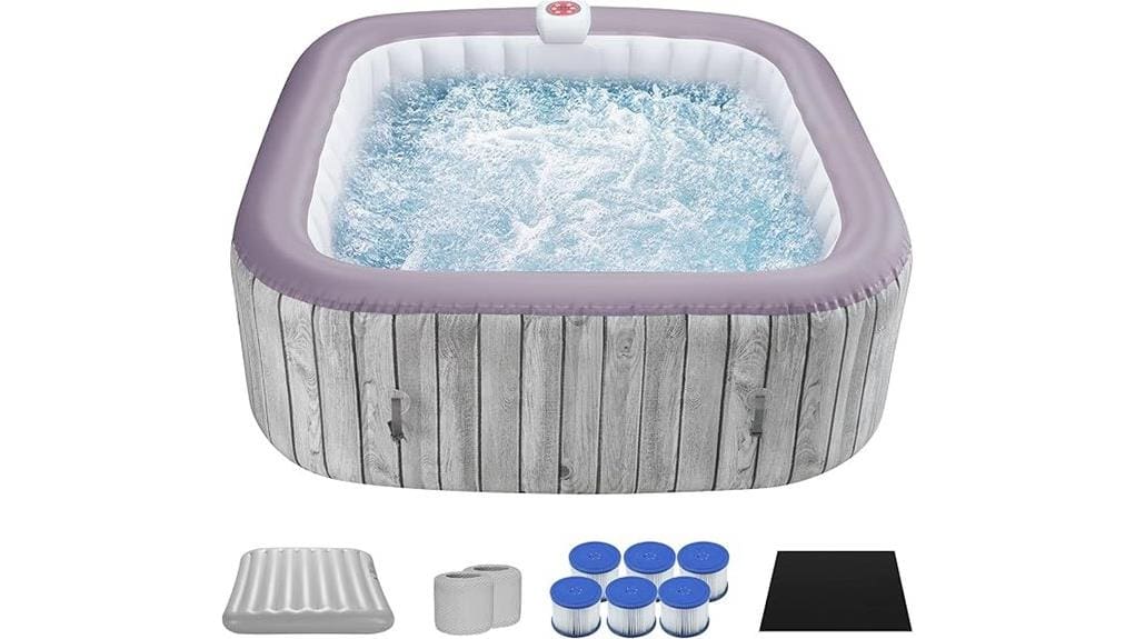 portable inflatable spa tub