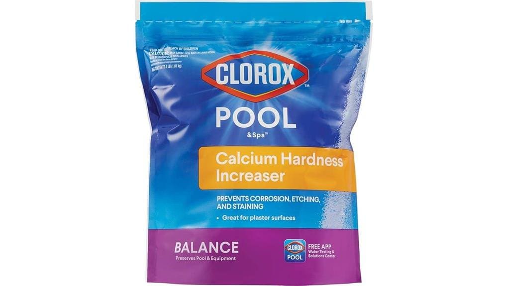 raises pool calcium hardness
