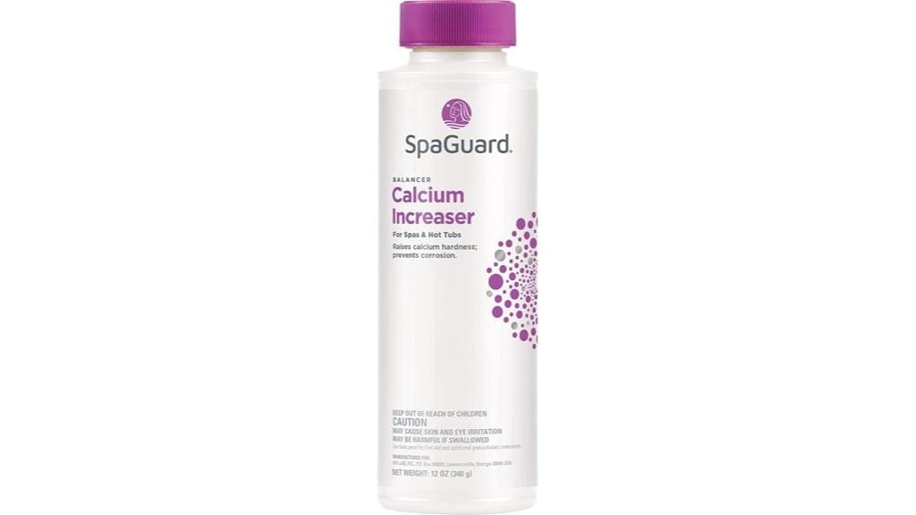 raises spa calcium hardness