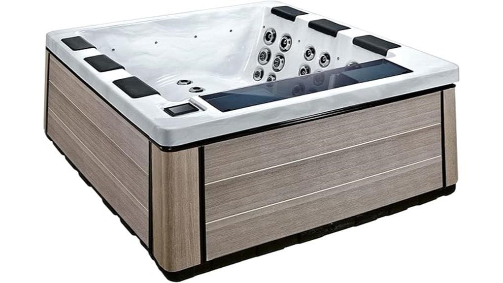six person luxury portable spa