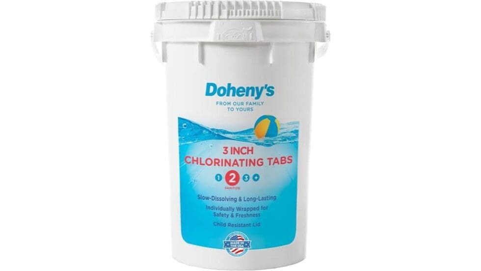Doheny’s 3-Inch Stabilized Chlorine Tablets for Sanitizing Swimming ...