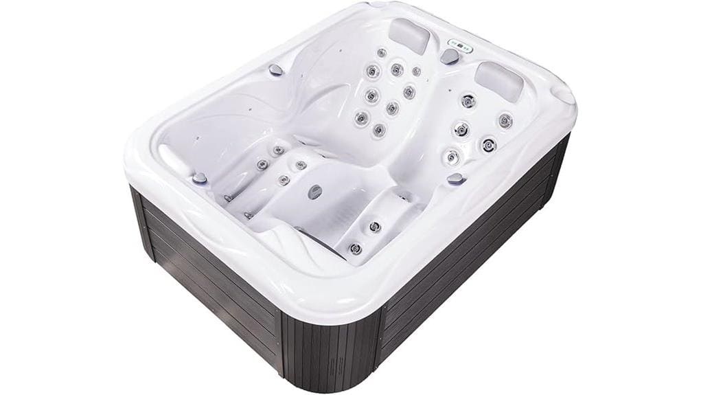 three person 37 jet hot tub