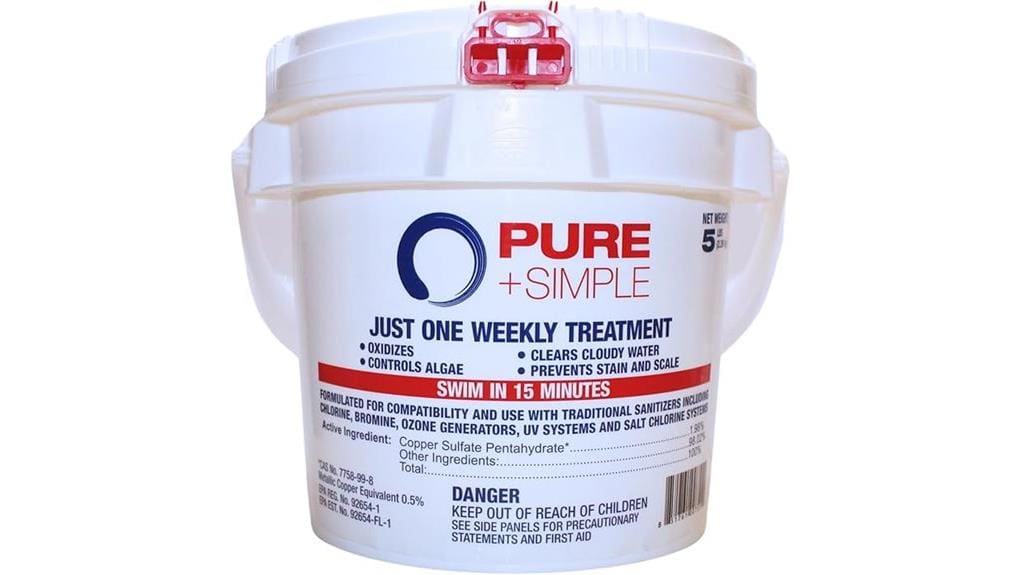 weekly all in one pool treatment