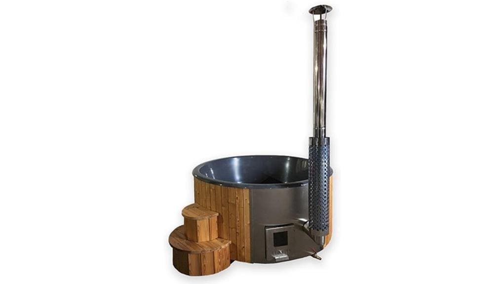 wood fired s4n soak tub