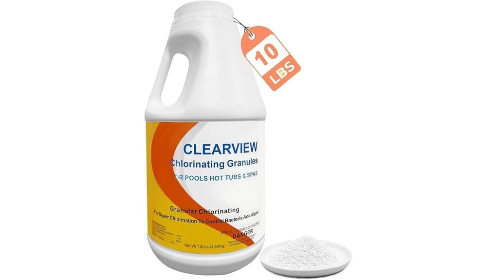 10 pound clearview chlorine granules