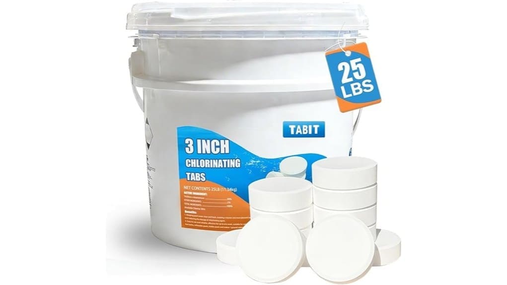 3 inch chlorine tablets 25lb