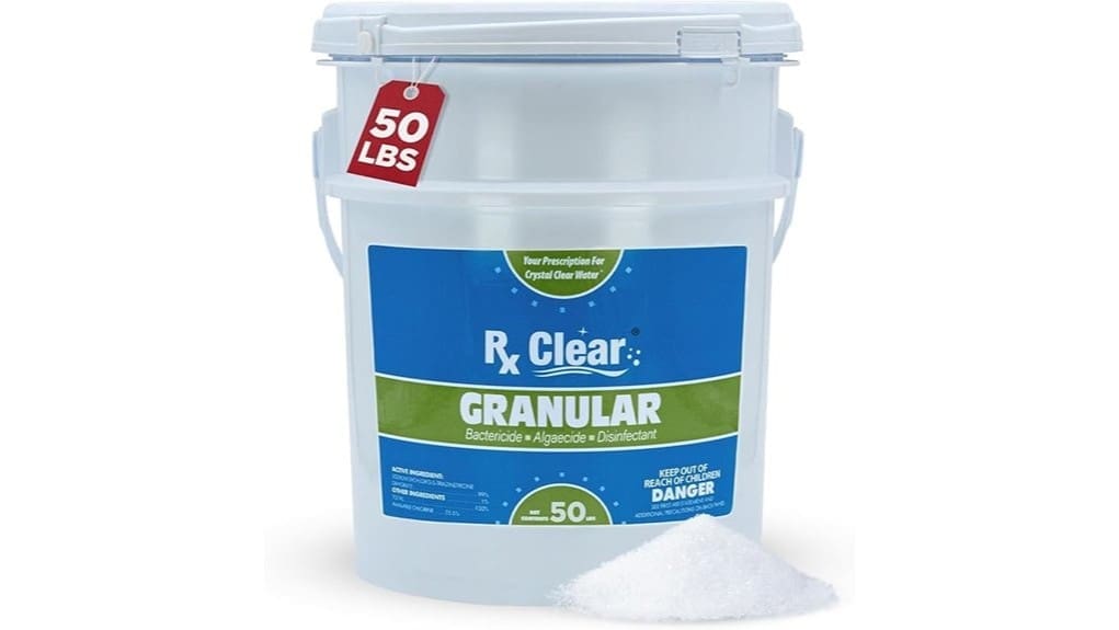 50 lb granular pool chlorine