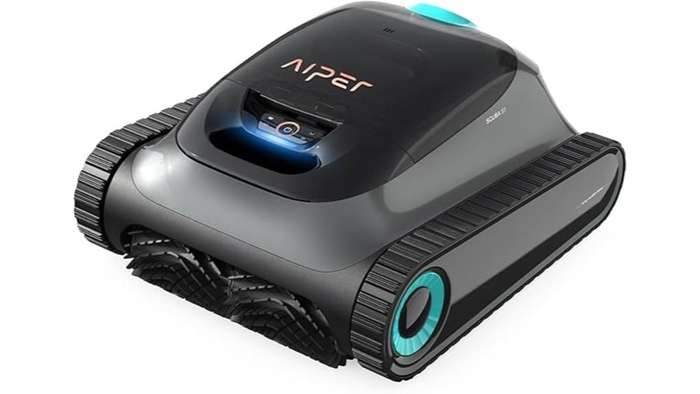 affordable compact robotic poolcleaner