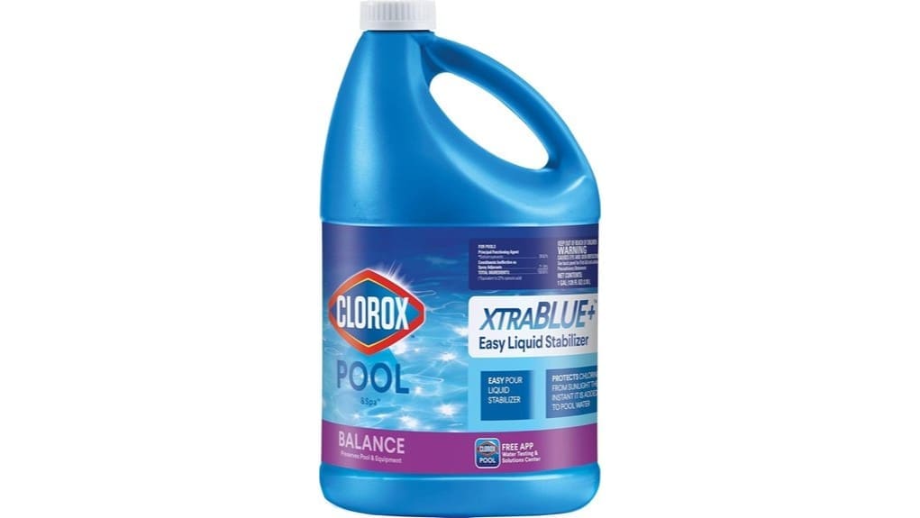 chlorine based pool stain remover
