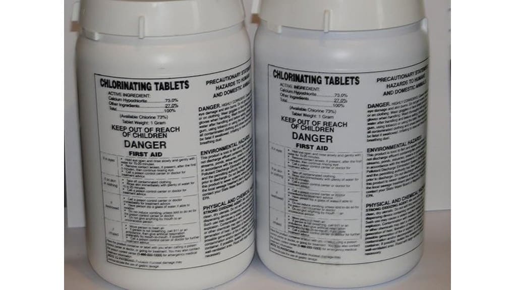 chlorine pool sanitizer pellets