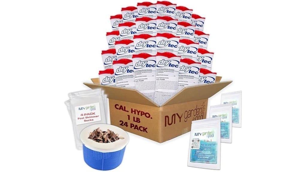 chlorine pool shock tablets