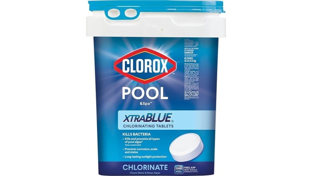 clorox xtrablue 3 chlorinating tablets