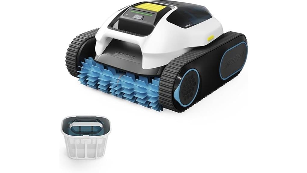 compact efficient robotic pool vacuum