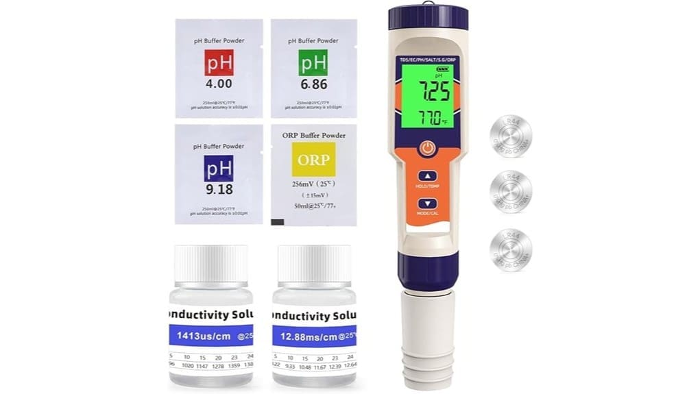 compact multi function salt tester