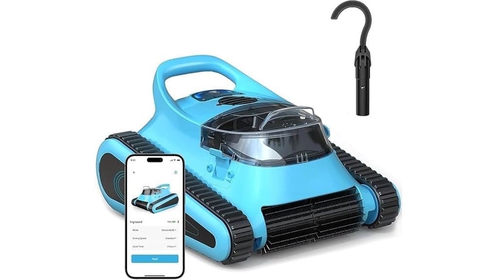 cordless robotic inground poolvacuum