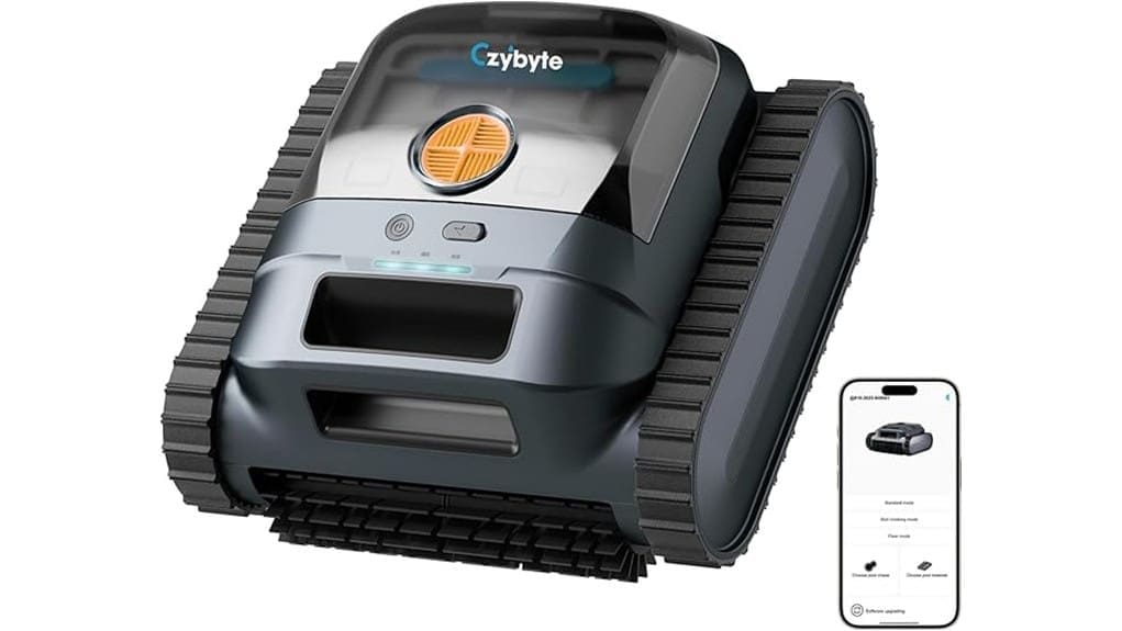 cordless robotic pool vacuum