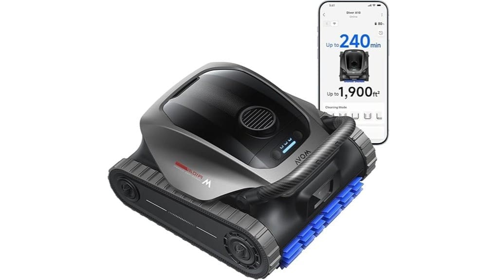 cordless robotic pool vacuum