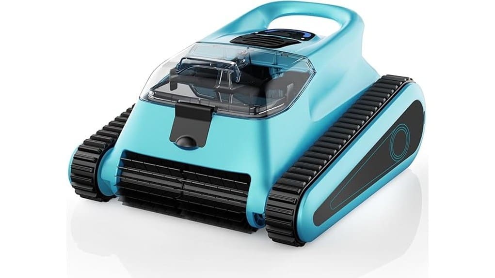 efficient cordless robotic pool cleaner