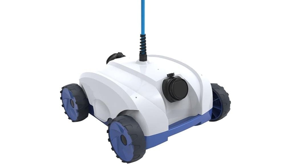 efficient robotic pool cleaner