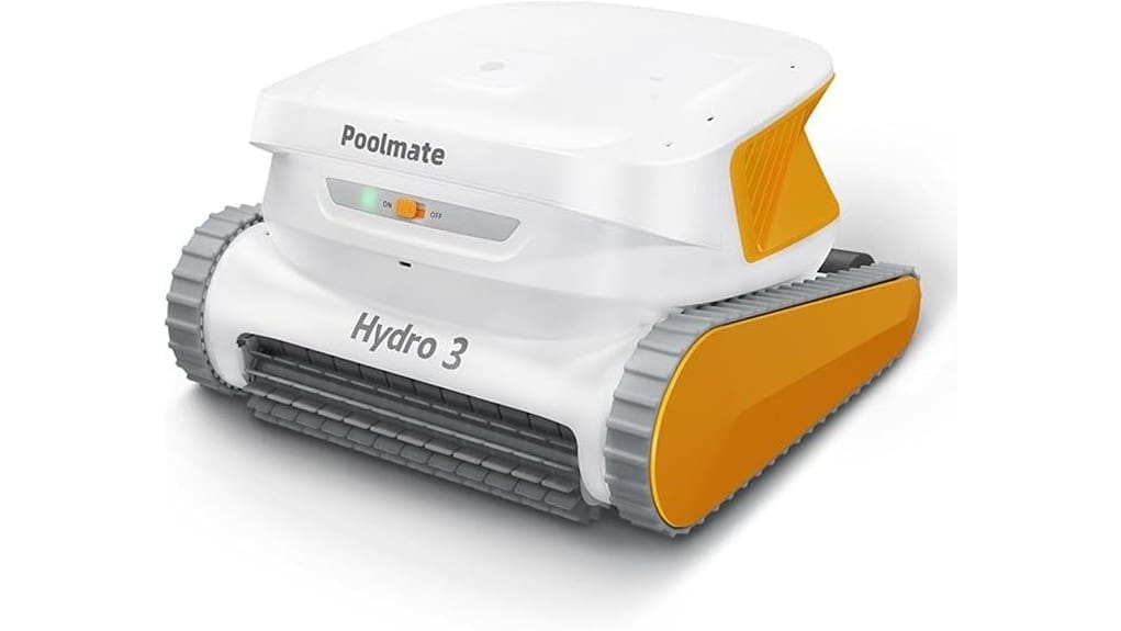 efficient robotic pool cleaning