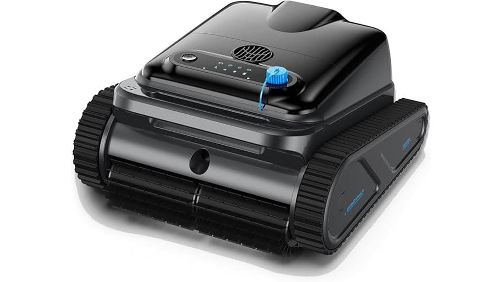 efficient robotic pool cleaning