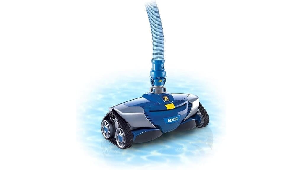 efficient robotic suction pool cleaner