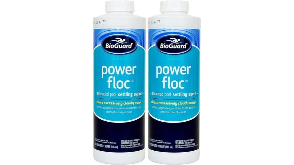 fast acting pool water clarifier