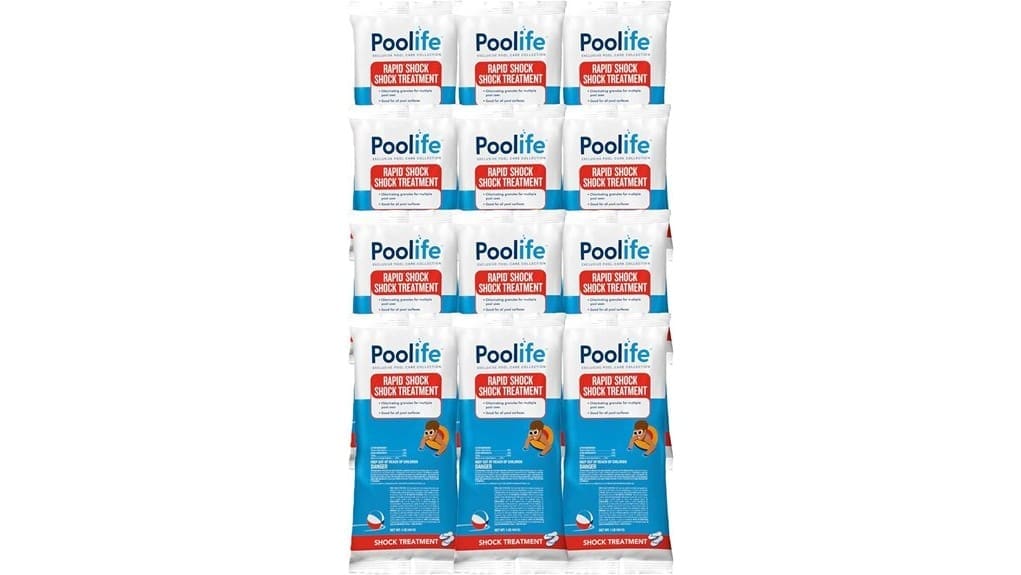 fast chlorine granules eliminate contaminants