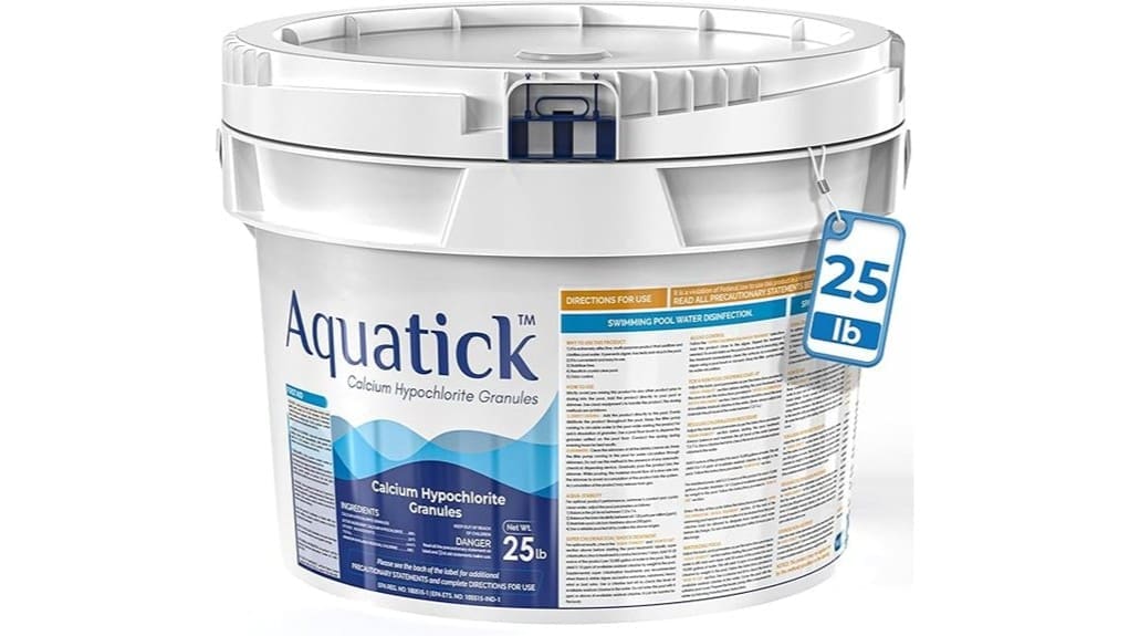 heavy duty 25lb pool shock