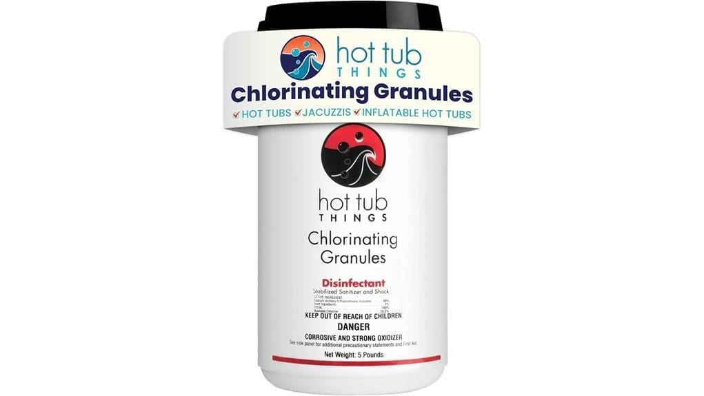 hot tub chlorine granules