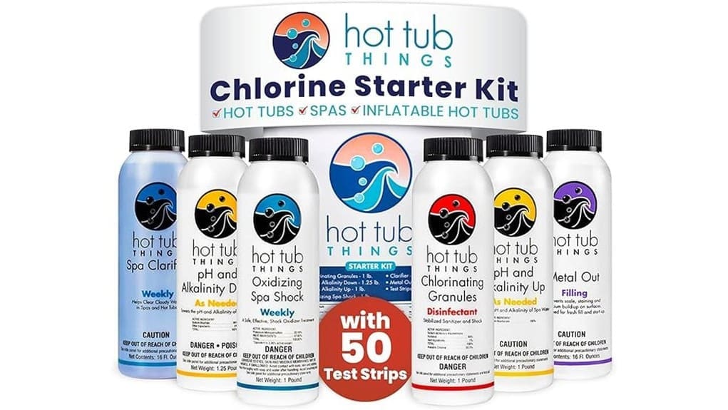 hot tub chlorine starter