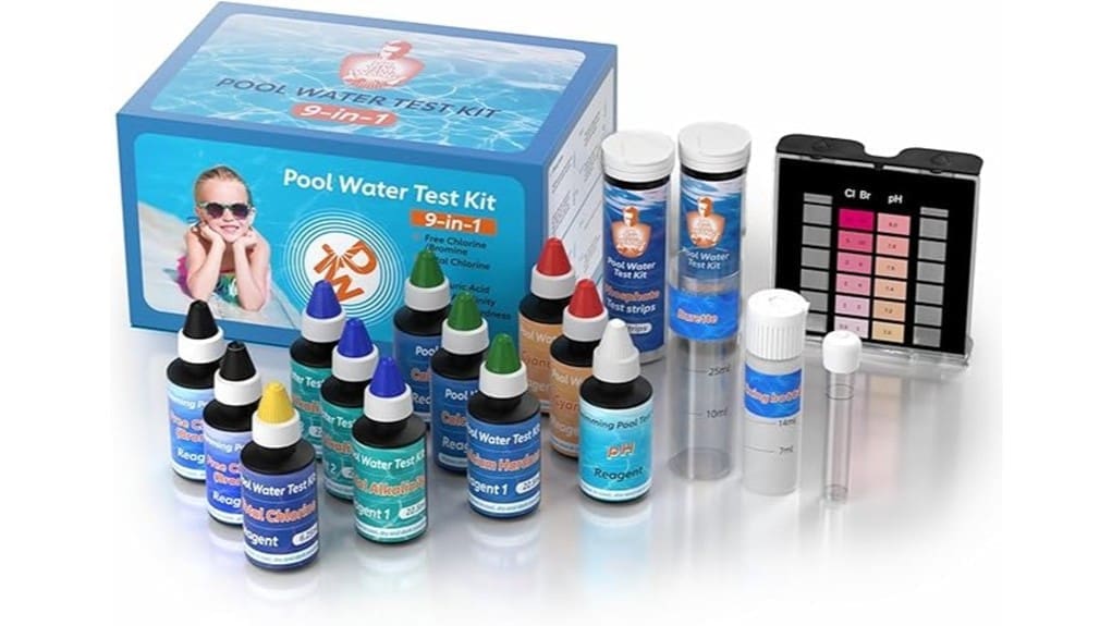 nine parameter pool test kit