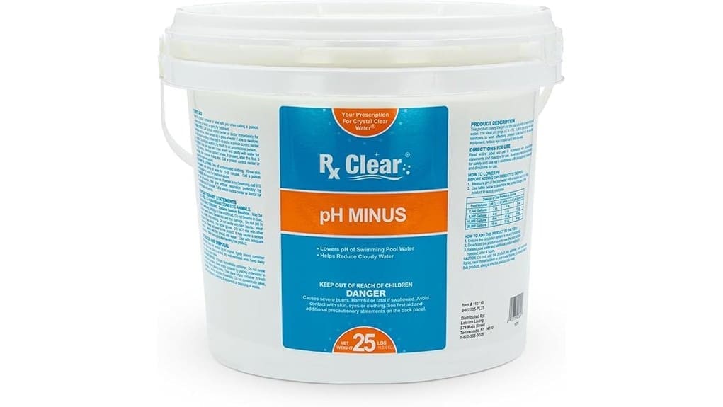 pool ph reduction product