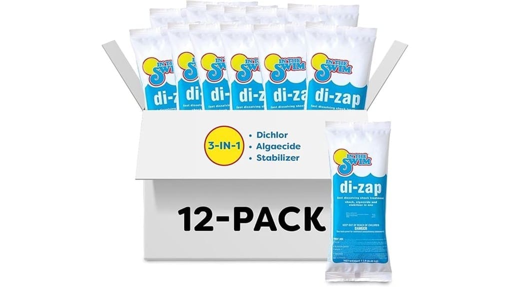 pool shock chlorine clarifier sanitizer