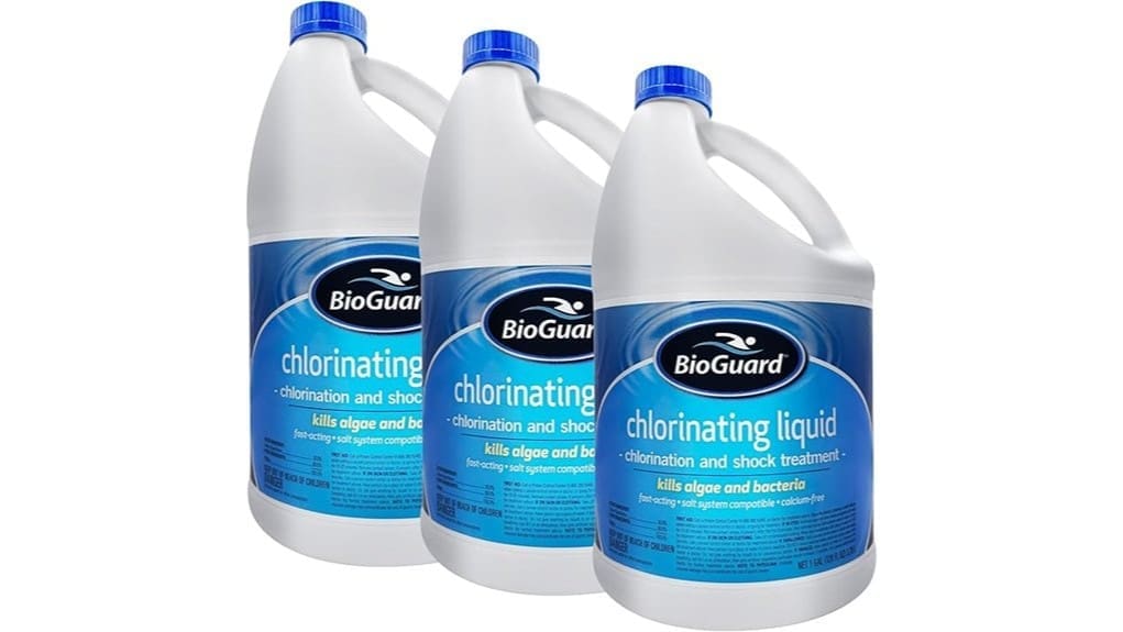 pool shock sanitizes swim water