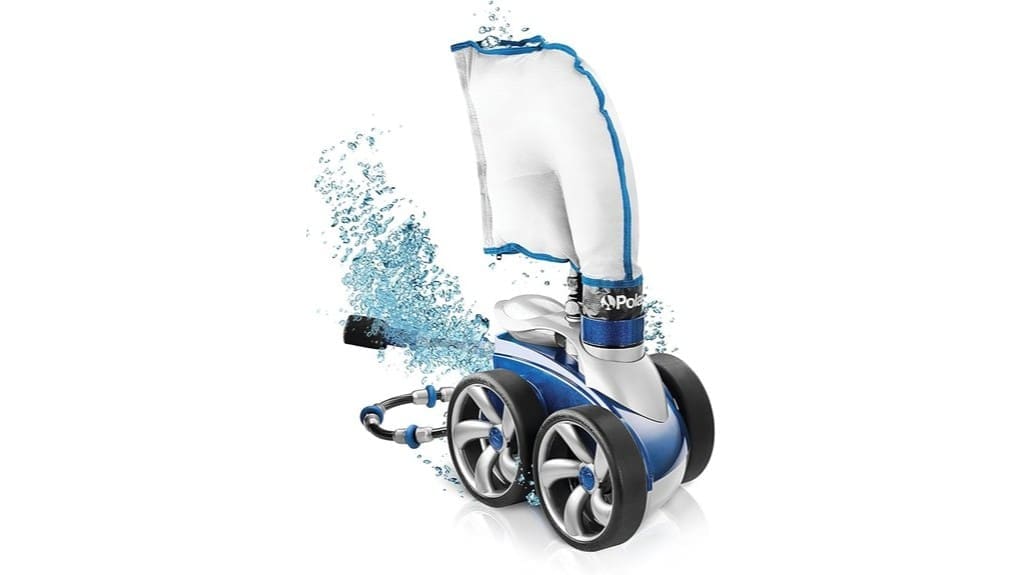 powerful automatic pressure side cleaner