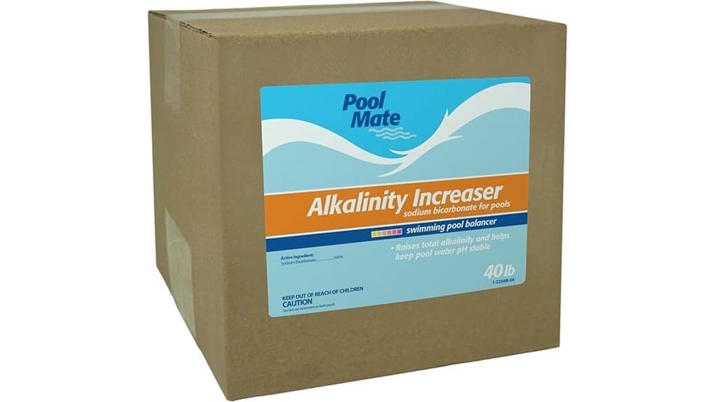 raises pool alkalinity safely