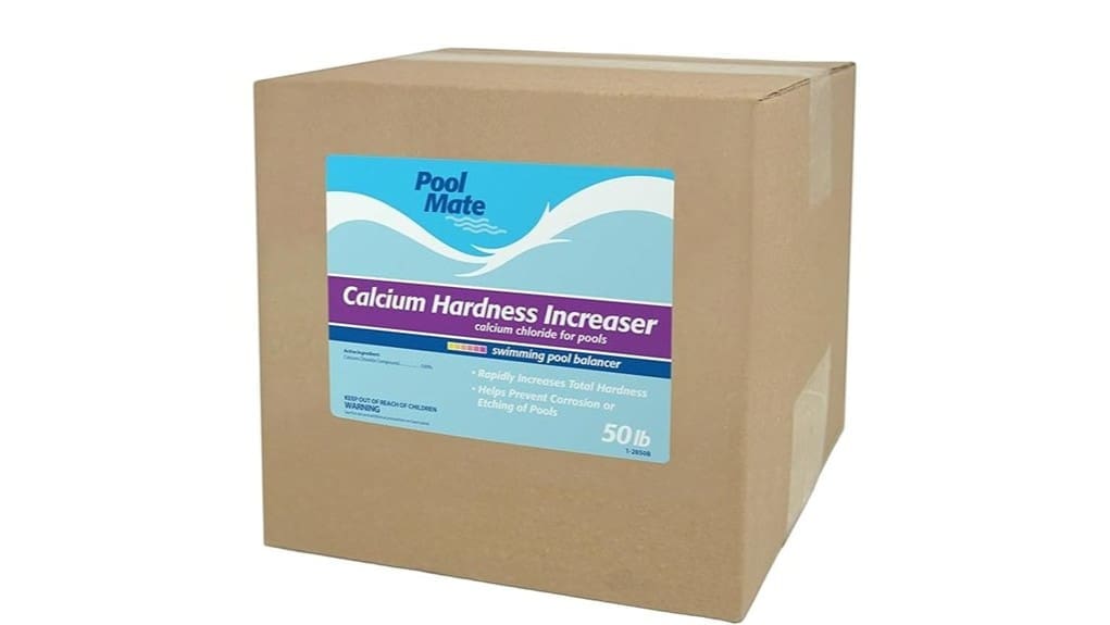 raises pool calcium hardness