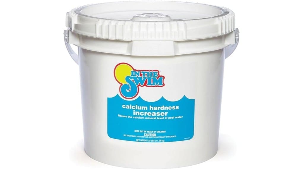 raises pool calcium hardness