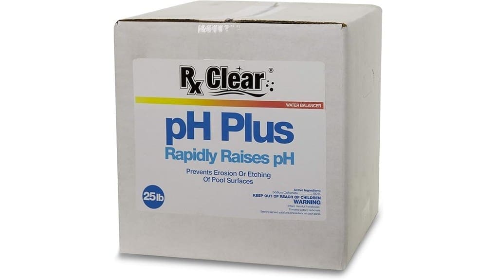 raises pool ph quickly