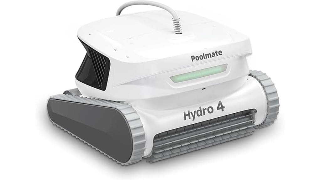 robotic pool vacuum dual inlets