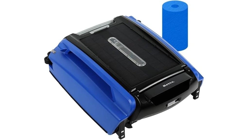 solar powered robotic pool skimmer