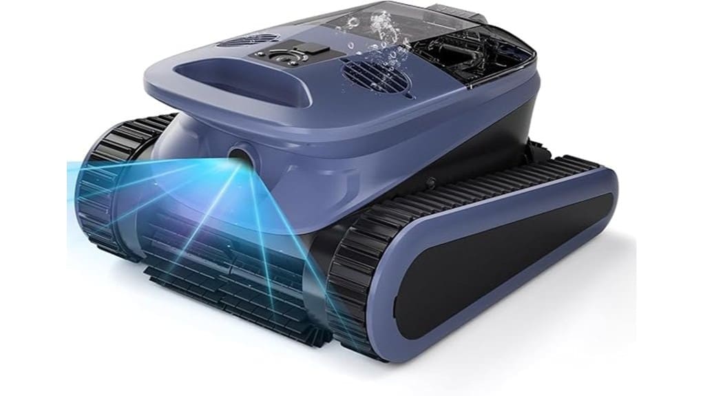 sonar guided swimming pool vacuum