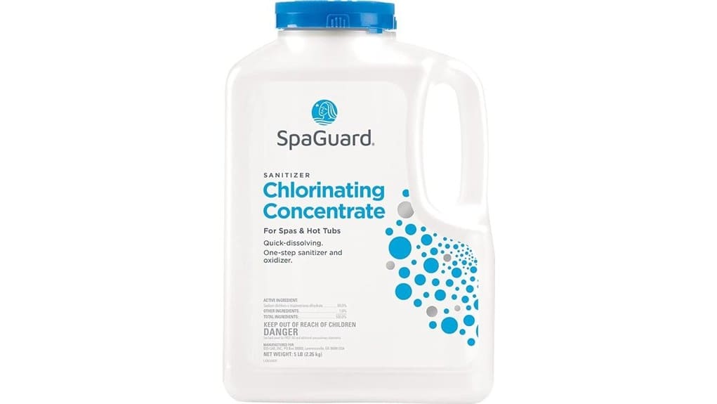 spaguard concentrated chlorine granules