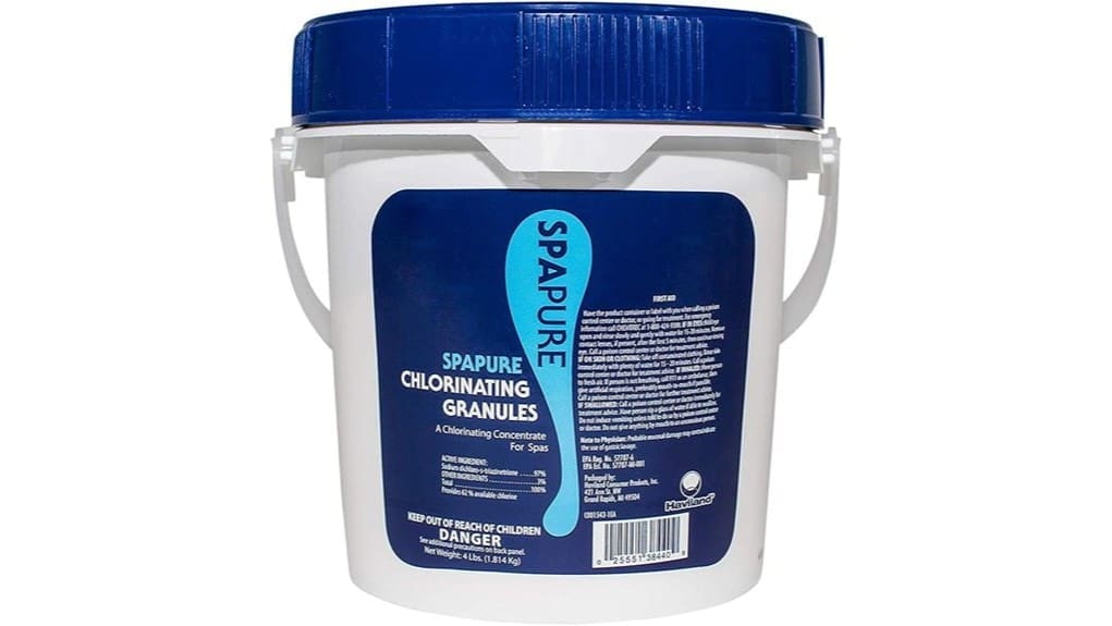 spapure 4lb chlorinating granules