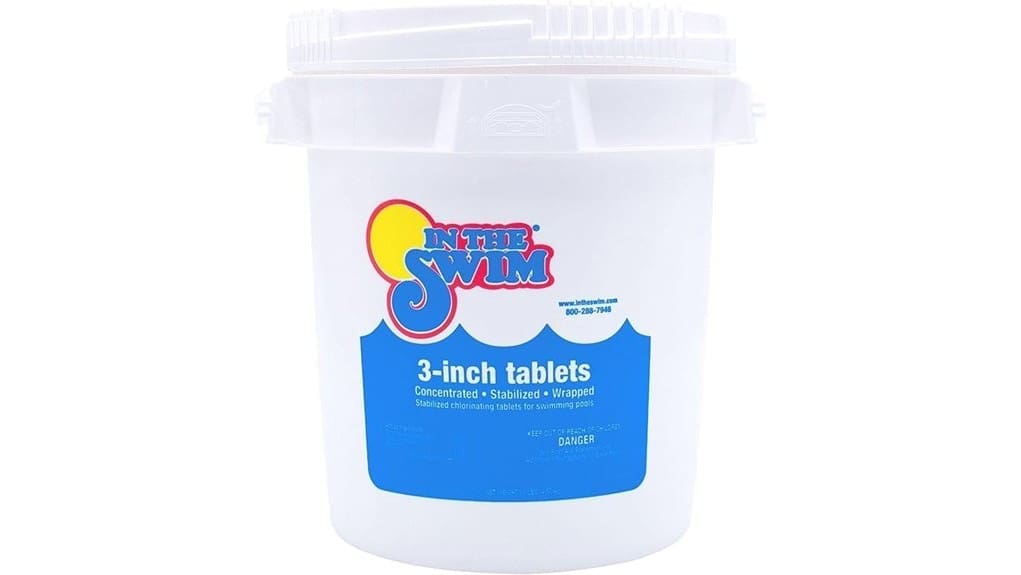 stabilized three inch chlorine tablets